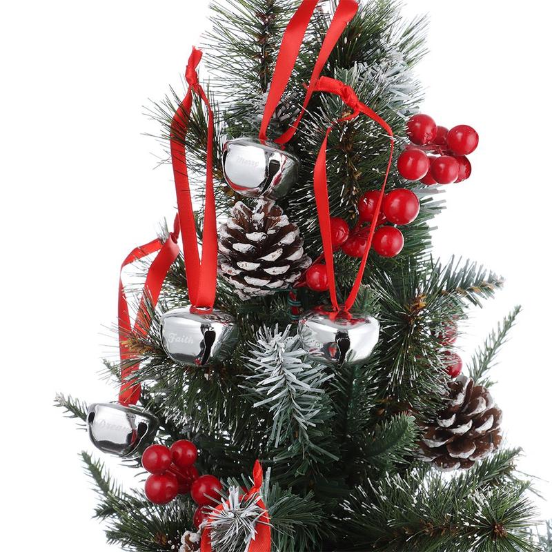 Product Introduction of Decoration Holiday Craft Christmas Jingle Bells Christmas Believe Bells Ornament Joy 12