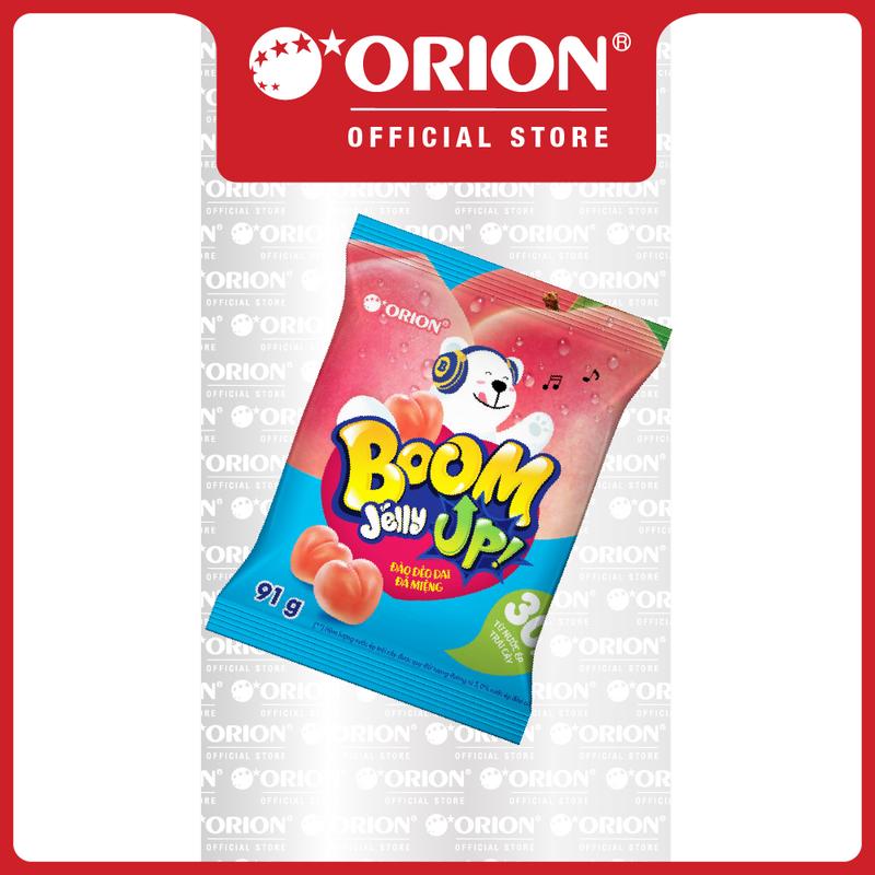 Combo 2 Kẹo Dẻo Boom Jelly Vị Đào 91g