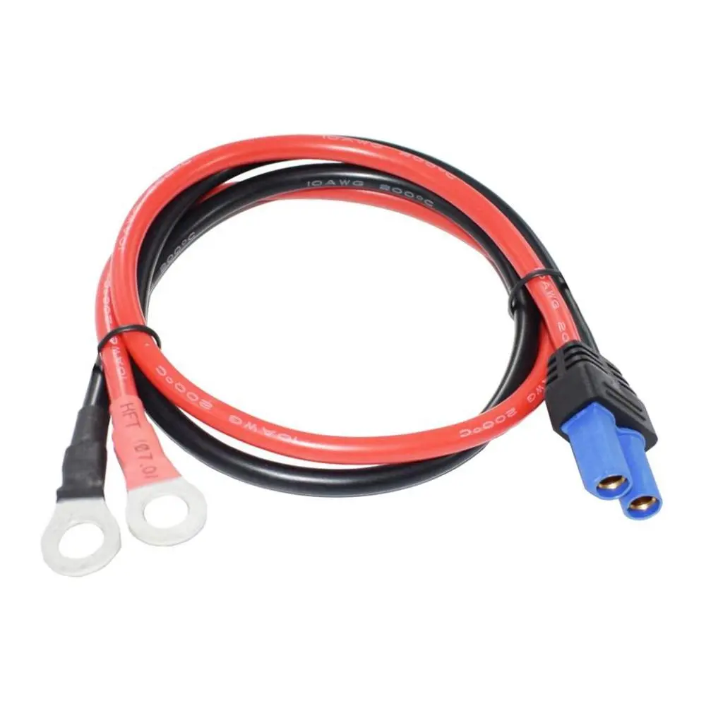 0.4m 10AWG Plug Type Terminal Cable for Car Battery