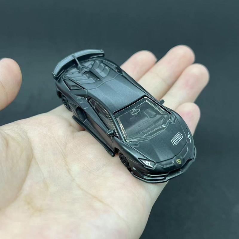 Product Introduction of Bộ sưu tập đồ chơi ô tô mô phỏng, Lamborghini SVJ Black Warrior, Tỷ lệ 1: 64 được ủy quyền chính thức, Được làm bằng hợp kim, Thích hợp cho bé trai, Ý tưởng quà tặng tuyệt vời 9