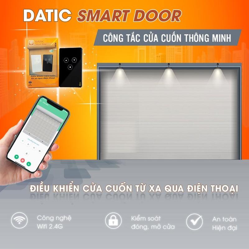 Product Introduction of [️️Tặng đế nổi] Hunonic - Công tắc điều khiển cửa cuốn thông minh Datic | Điều khiển cửa cuốn từ xa qua điện thoại bất cứ nơi đâu | giám sát thông minh l an toàn l tiện lợi 1
