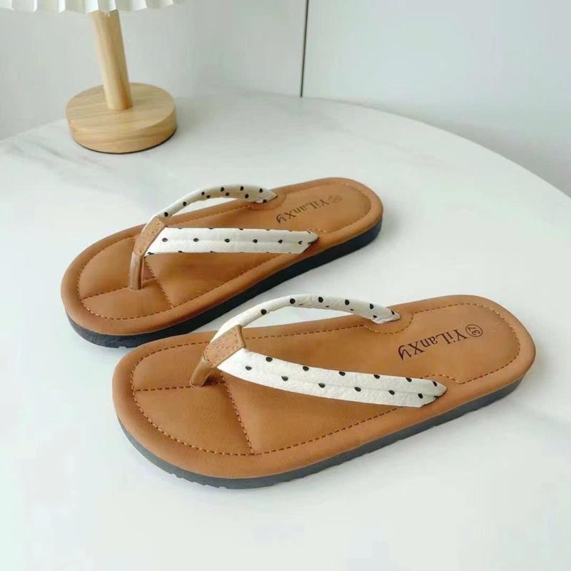 Dép Xỏ Ngón Nữ Đế Phẳng Đi Biển Dáng Đẹp-Dép Kẹp Nữ Mùa Hè Thoáng Khí 36-41 ChikyChiky.Store 2