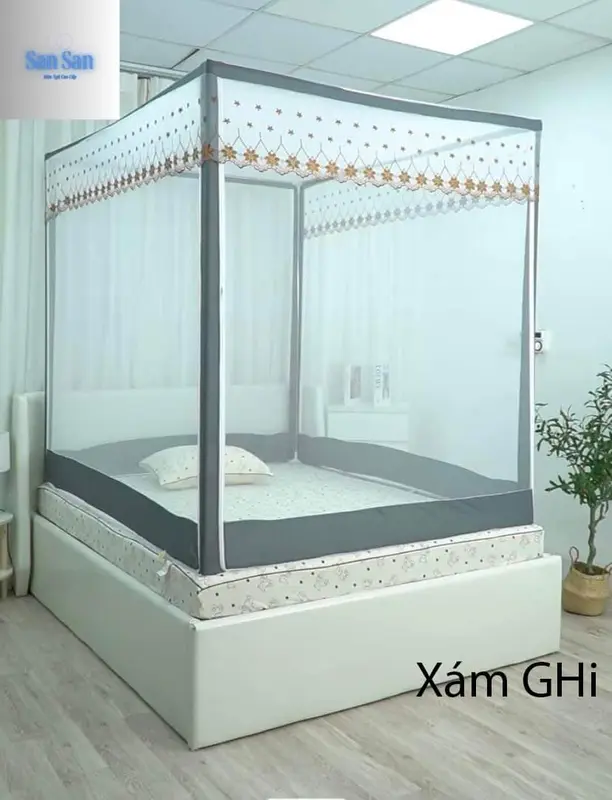 Màn Khung Vuông Không Khoan Tường - Mẫu Mới Nhất Hiện Nay - Bảo Hành 12 Tháng 1