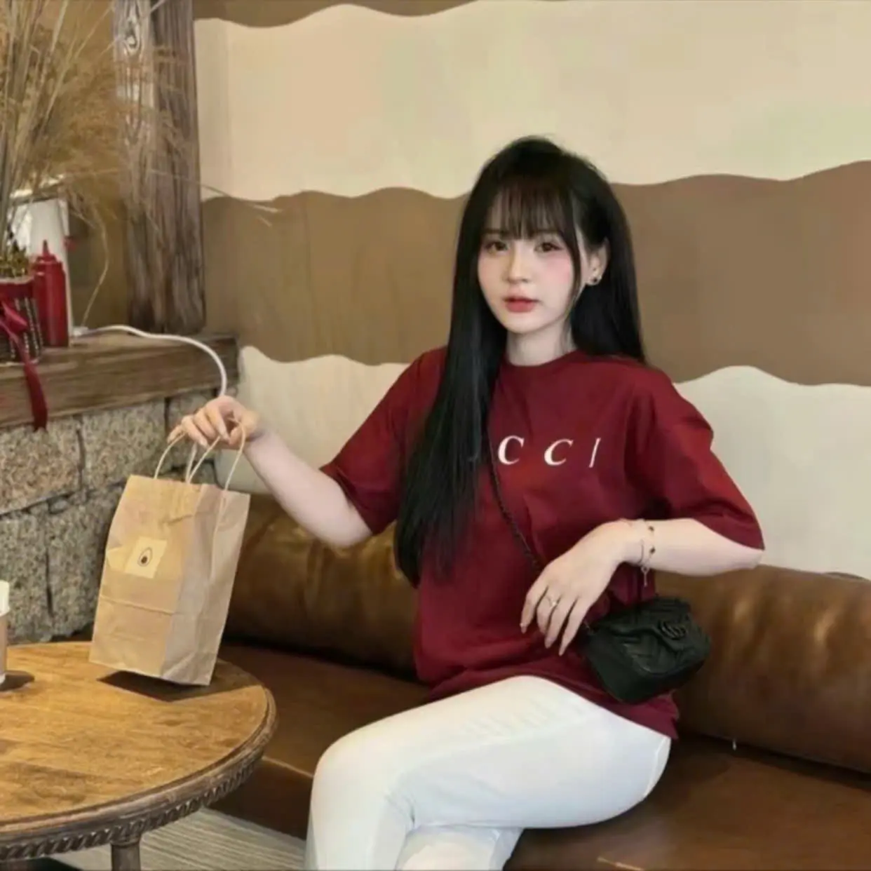Áo Thun Nam Nữ Phong Cách Basic Unisex Form vừa Cotton Hottrend 2025 - S/M/L/XL,2XL (40-75kg)
