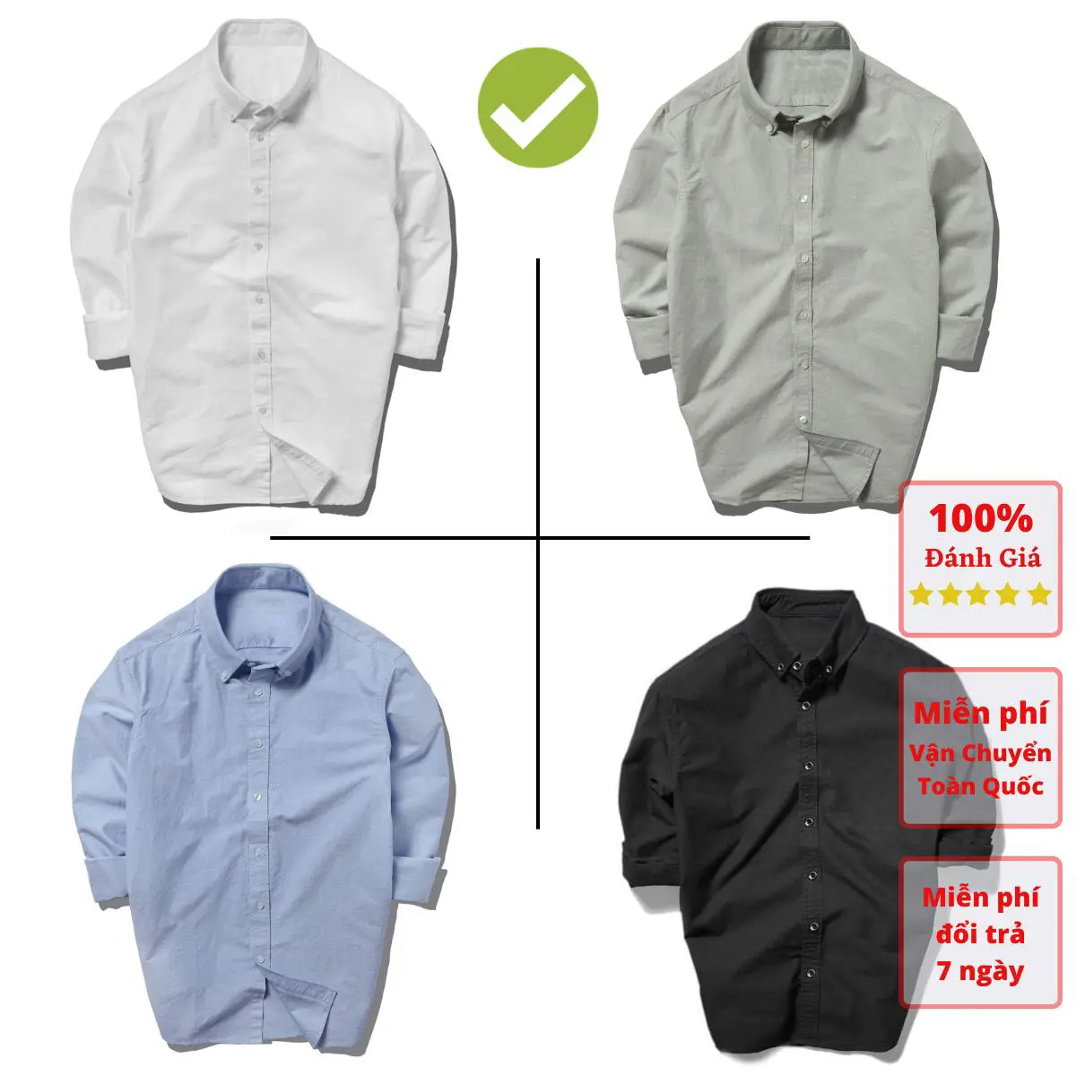 Áo Sơ Mi Nam BASIC. Sơ mi chất liệu OX.FORD 100% cotton. Áo nam Tay dài, dáng xuông, cổ bẻ.Áo nam cao cấp thích hợp đi học đi làm đi chơi Áo Menswear Shirt