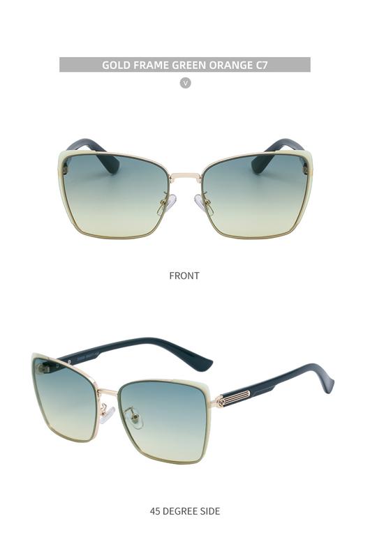 Product Introduction of 2024 New Cats' Eye Sunglasses Women's High Sense Sun-Resistant Sunglasses Personality All-Match Glasses 20
