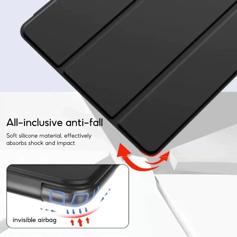 Case Compatible for Samsung for A9+ 11 Inch S9/S9fe 11 inch S6 Lite Samsung tab S6 Lite Trifold Full Colour Stand Smart Case 6