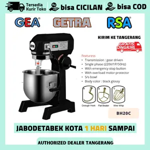 GETRA BH20C Planetary Mixer / Mesin Pengaduk Adonan Kue Roti