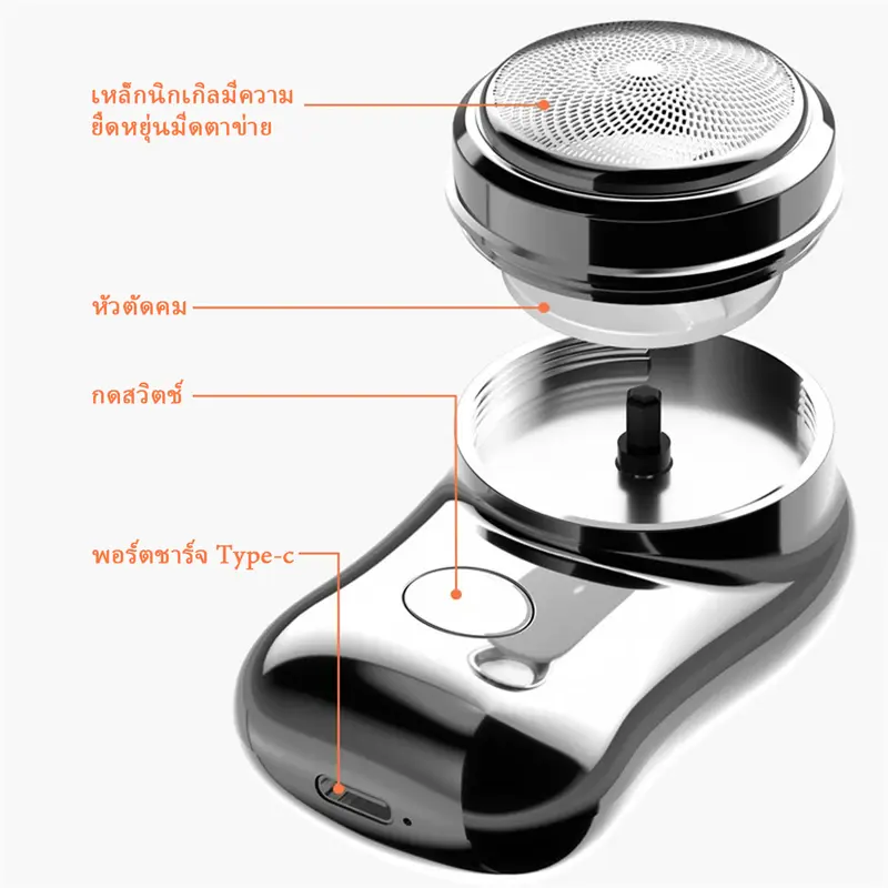 Máy Cạo Râu Điện Mini, Dành Cho Nam Giới, Cầm Tay, Có Thể Sạc Lại, Không Thấm Nước, Máy Tỉa Râu, Thích Hợp Đi Du Lịch, Quà Tặng Ngày Lễ Tình Nhân 7