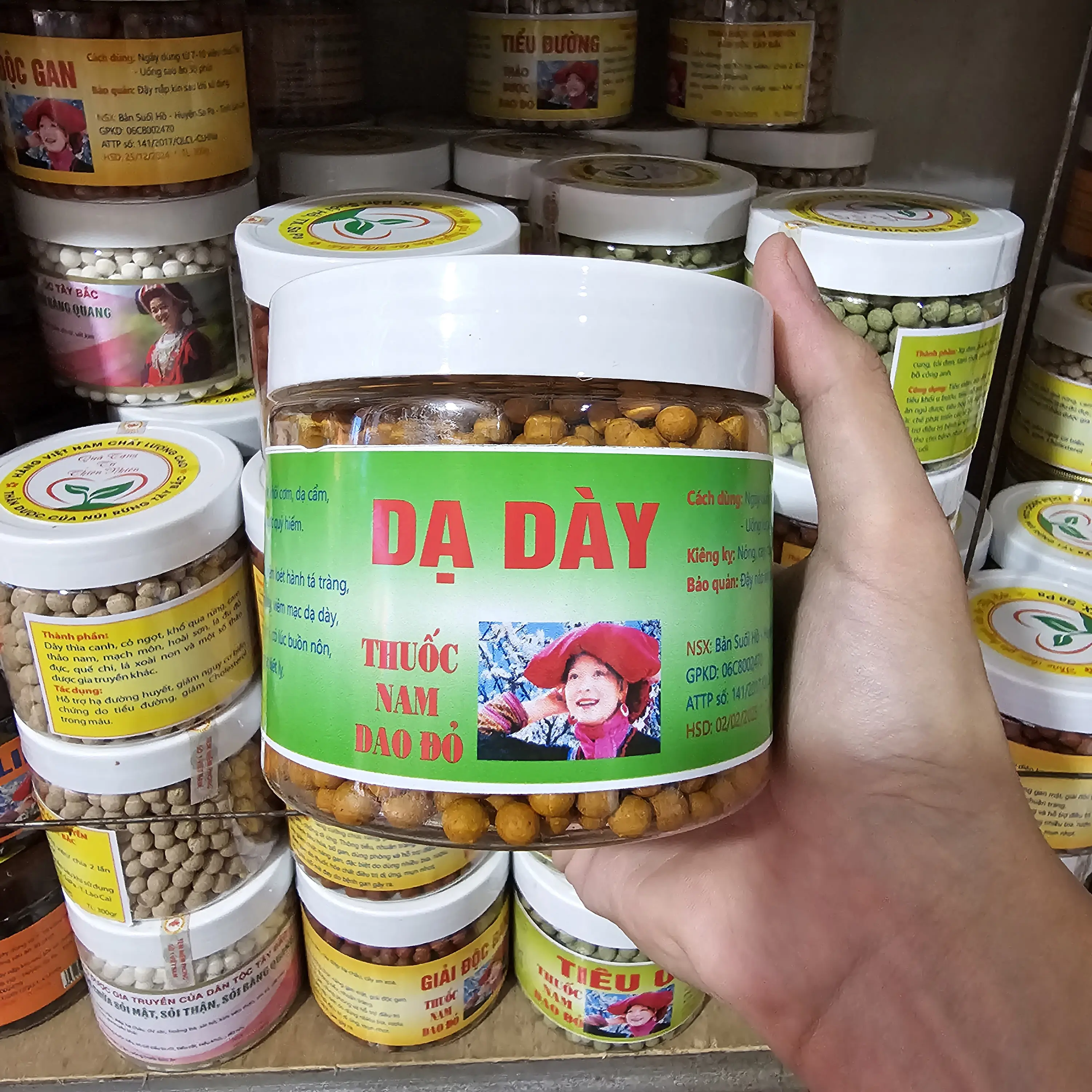 Viên thảo dược da day Tây Bắc