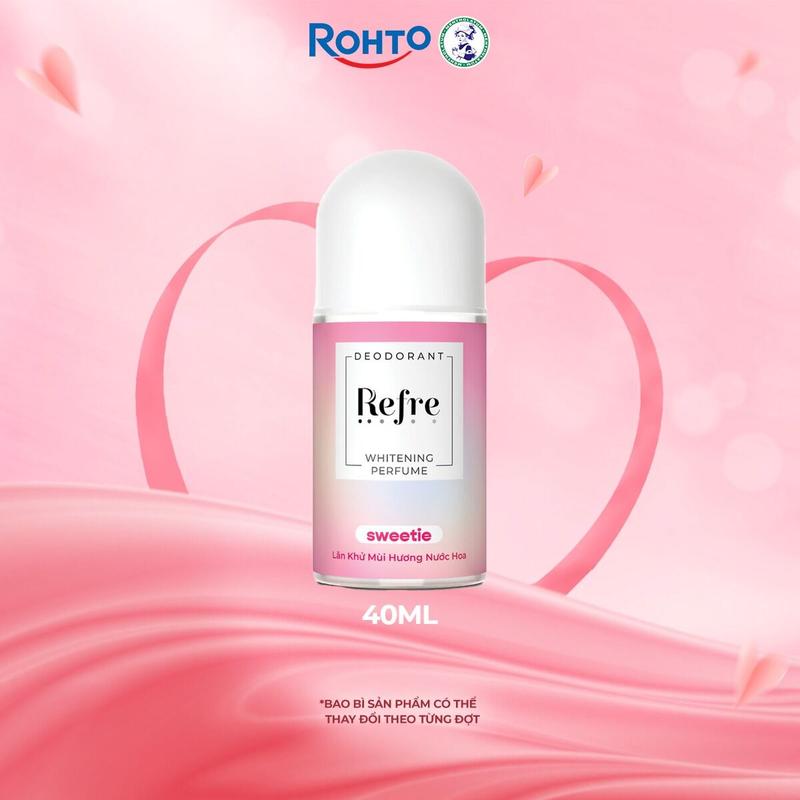Lăn Khử Mùi Dưỡng Trắng Hương Nước Hoa Refre Whitening Perfume 40ml