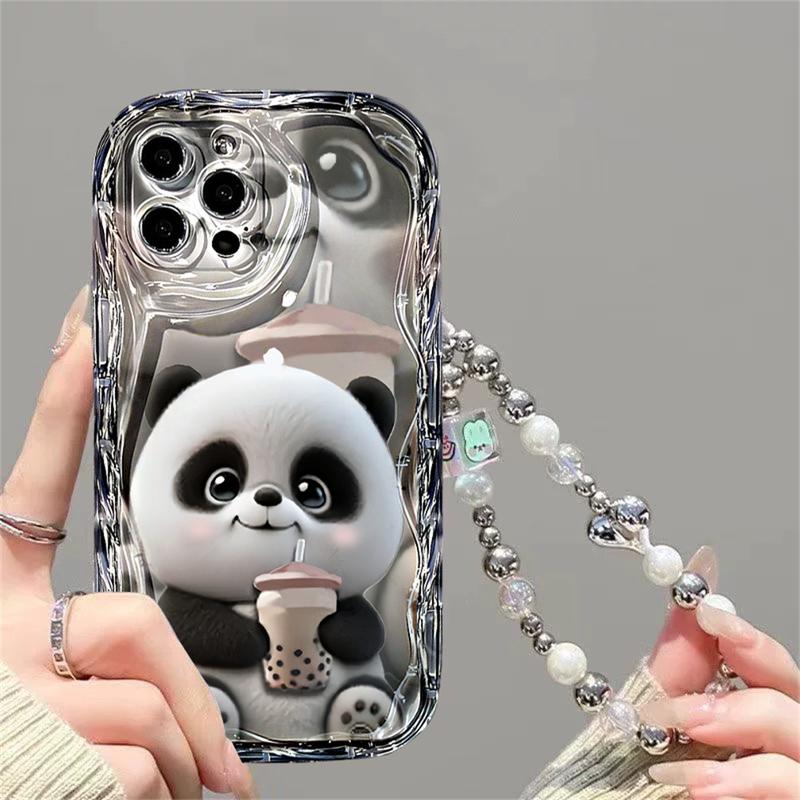 Case For Oppo A3X A60 A16 A38 A18 A17 A58 A78 A17K A15 A5S A77s A79 A31 A16S A52 A1K A95 A54 A57 A7 A12 A3S A16K A74 A53 A1K A11K A76 F9 Lanyard Black and white marble stripes  Case casing hp oppo a77s Aksesoris Ponsel 7