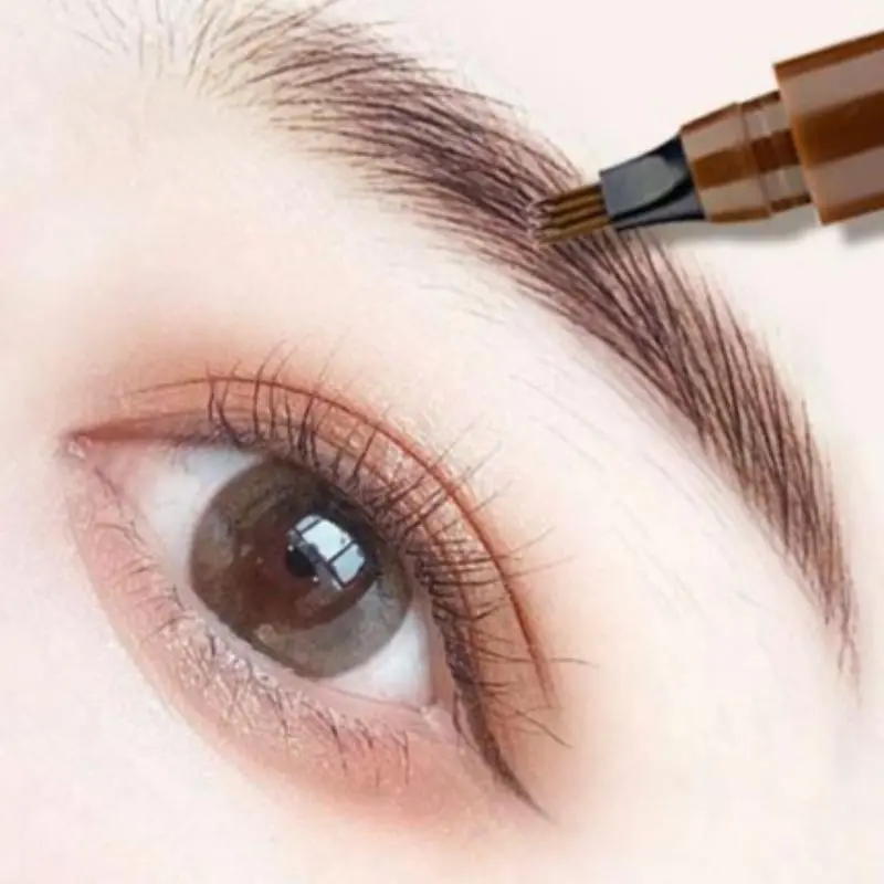 Bút chì kẻ mày gảy sợi SUAKE 5 MÀU phẩy sợi 4D chống trôi Đẹp tự nhiên Cosmetic Trang Điểm Mỹ Phẩm