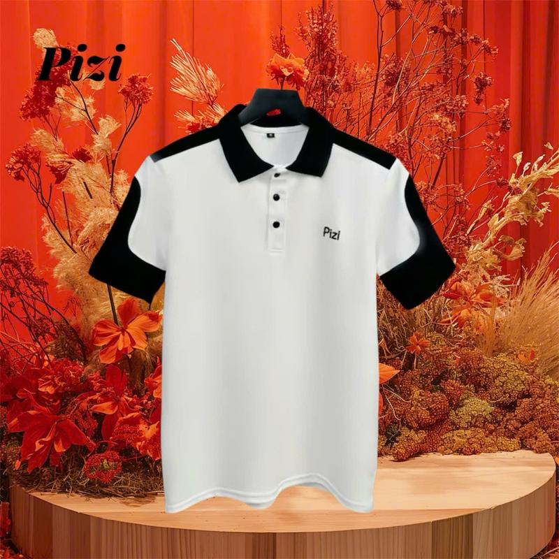 [ DEAL SỐC ]Áo thun poli cá sấu 250g Polo 38 Nam Nữ Pizi Cổ bẻ tay ngắn Trẻ Trung Sang Trọng 5 màu 6 size Menswear cotton Shirt