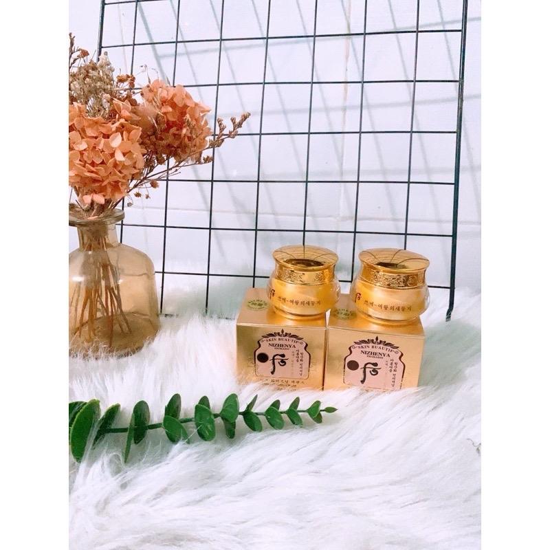 ￼(Combo ngày đêm) KEM N.ÁM , D.ƯỠNG T.RẮNG VÀ T.Á.I T.ẠO DA NIZHENYA EXCELLENT– H.ÀN Q.UỐC ( MẪU VÀNG Women Làm Đẹp Da Nữ Chăm Sóc Da Skincare Dưỡng Ẩm Da 4