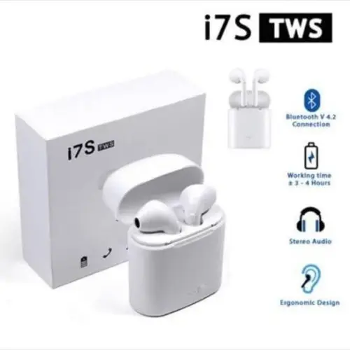 HEADSET BLUETOOTH TERLARIS BASS SUPER KENCANG FULL BASS Headset bluetooth stereo i7s airpods earphone support ios & android HEADSET BLUETTOTH ORI SUPERBASS