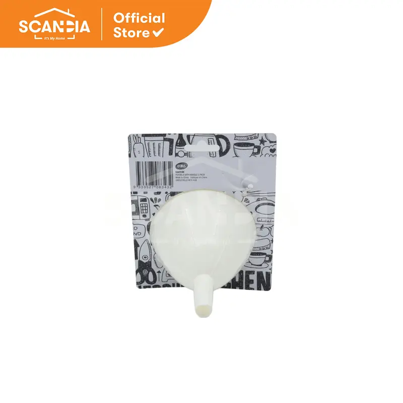 SCANDIA Corong Plastic Funnel With Handle 3Pcs (KA0144) 1