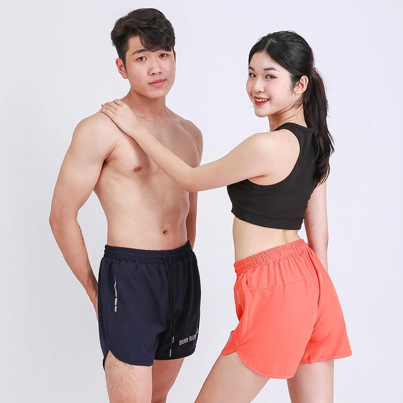 Quần đùi nam nữ thể thao chạy bộ 1 lớp, quần short thoáng khí thấm hút mồ hôi, co giãn cực tốt - Quần BuBi Running 1 lớp Sport Tập Thể Dục