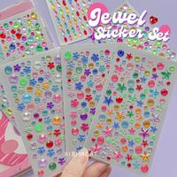 Gambar (1 SET) Sticker Deco Timbul 3D Jewel isi 8 lembar / Crystal Stiker Anak HP dari bibimcat Kota Administrasi Jakarta Barat 1 Tokopedia