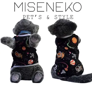 Baju Kucing Lucu Murah Motif Model Planet Kartun Anjing Cowo Cewe Jantan Betina Aksesoris Hewan Kecil