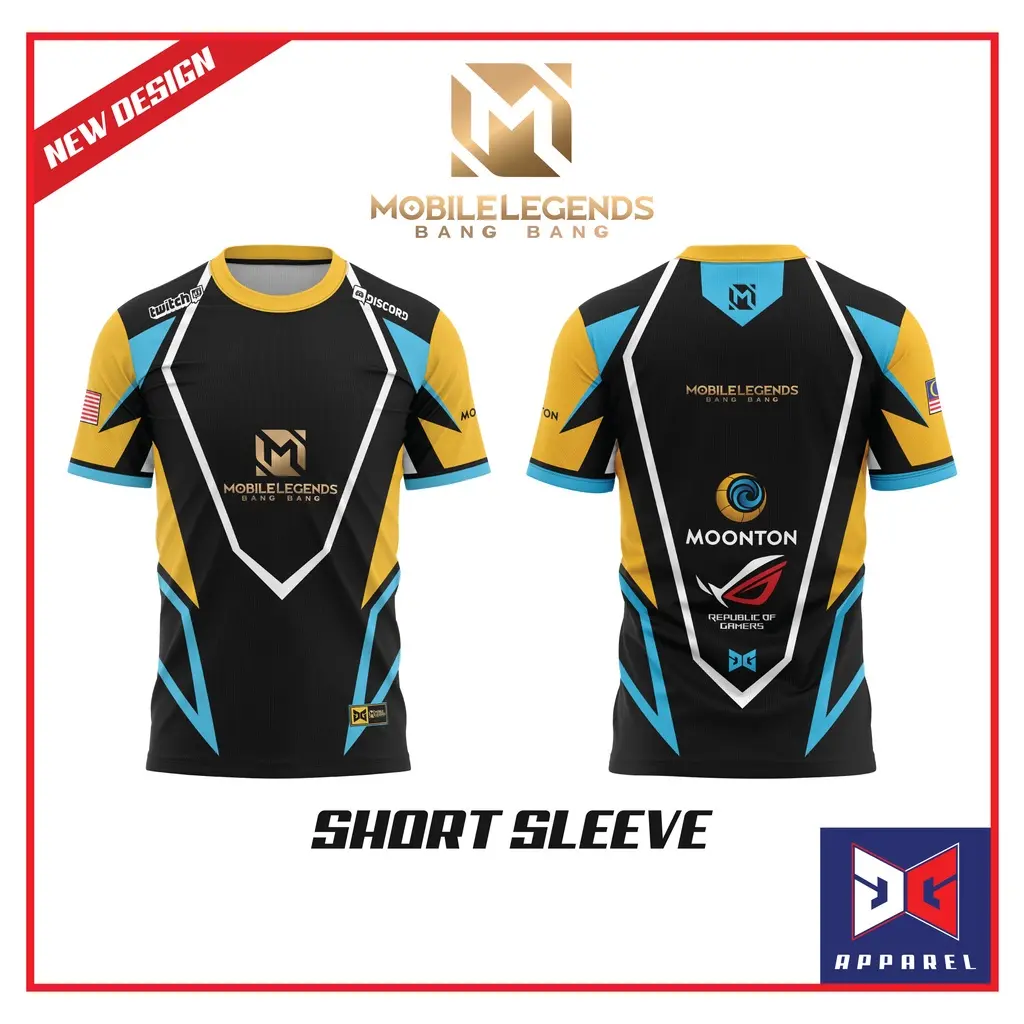 Mobile Legends: Bang Bang (MLBB) Unisex Sublimation Print T-Shirt ...