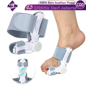Pelindung Jari Kaki Bunion Alat Korektor Jempol Jari Kaki Pelurus Corrector Bunion Hallux Valgus Separator Big Toe Insoles Belt