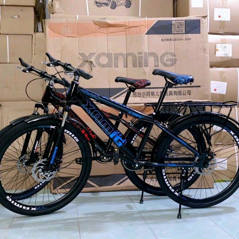 (bản mới)Xe đạp địa hình xe đạp địa hình XAMING khung to vành rộng phanh đĩa đủ size 18/20/22/24/26 cho bé từ 6t trở lên Gắn Xe Đạp Đạp Xe Đạp Sport