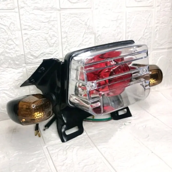 Paket Stoplamp Gl 100 Lampu stop Gl 100 set pangkon plus sein ninja RR Motorcycle