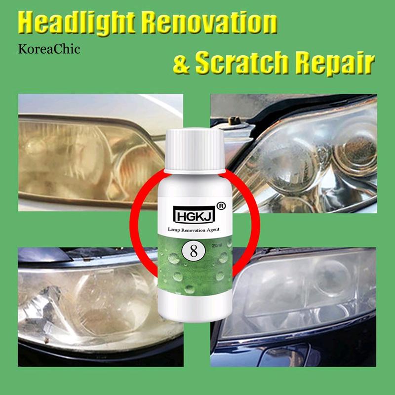 Dung Dịch Đánh Bóng Đèn Pha HGKJ Ô Tô Dung Tích 20ml 3