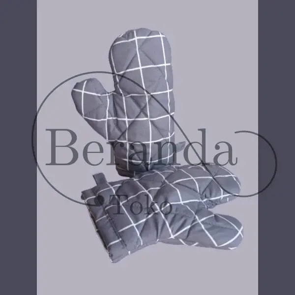 (2 PCS) sarung tangan anti panas/sarung tangan oven/cempal sarung tangan