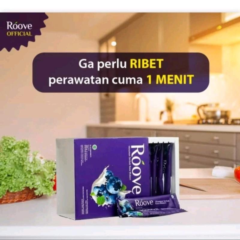 ROOVE 1BOX 20 saset. Roove Blueberry collagen beauty drink Perawatan Rambut & Kuku Perawatan Kulit 6