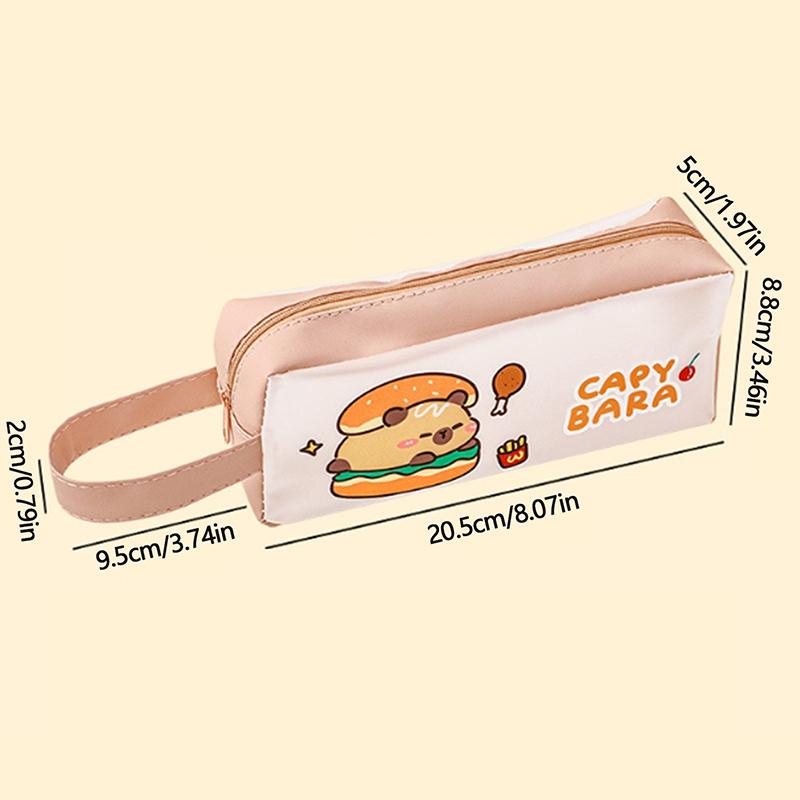 Product Introduction of Cartoon Translucent Ins Capybara Pencil Case For Storing Learning Stationery School Gifts Studenten Kids High-capacity ﻿ 23
