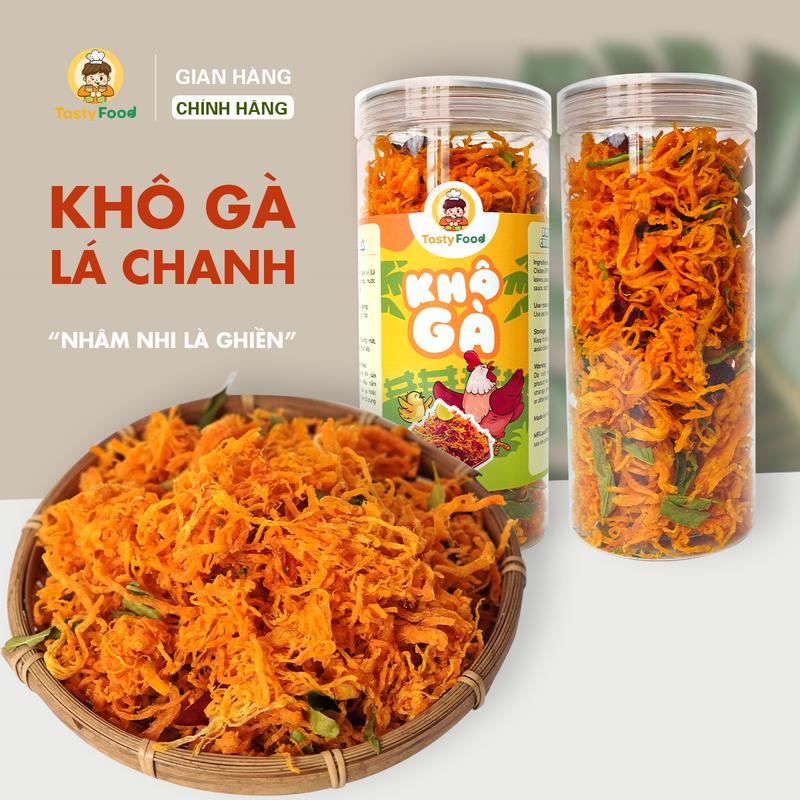 Khô Gà Lá Chanh - Cô Ba Tasty - Hàng loại 1 - Hủ 300G - SP014