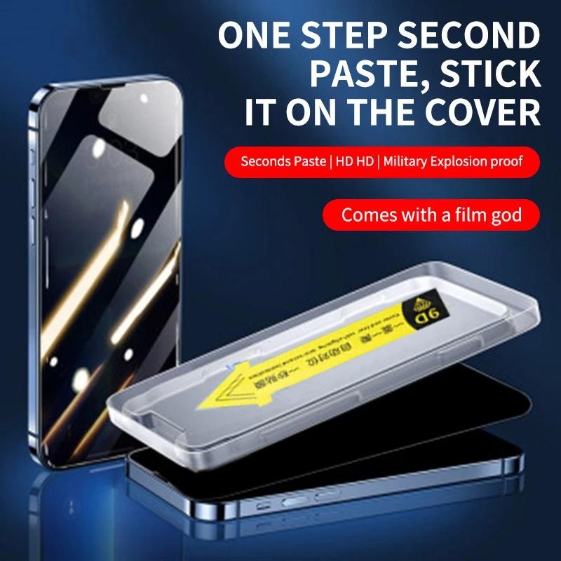 Product Introduction of Anti Spy Privacy Protection Tempered Glass Screen Protector Film For iPhone 15 14 13 12 11 Pro Max 15 14 Plus 13 12 Mini 7 8Plus Full Cover With Lazy Film Artifact Protective Smartphone 49