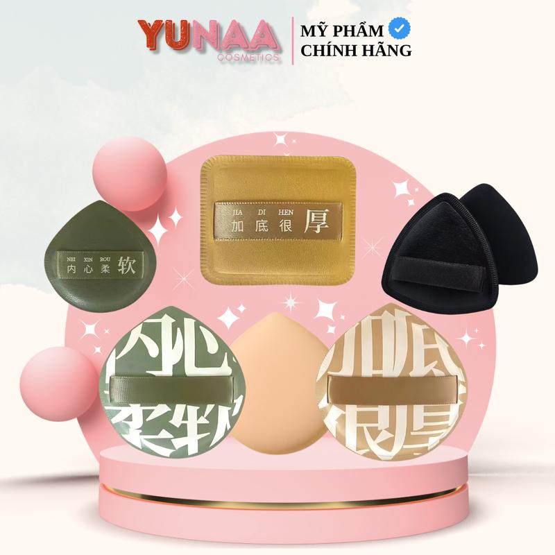 [Y212] Mút Trang Điểm Siêu Mềm Marshmallow - Mút Tán Kem - Đệm Ngón Tay, Giọt Nước, Đàn Hồi, Đa Năng 0
