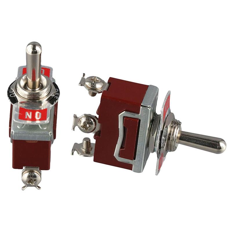 2Pcs Heavy Duty 15A Toggle Switch 250V 3 Position Rocker Switches ...