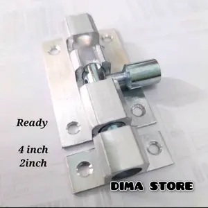 TERMURAH Grendel Slot Jendela Pintu Rumah Pengunci Alumunium Gembok Kuat Awet Anti Karat