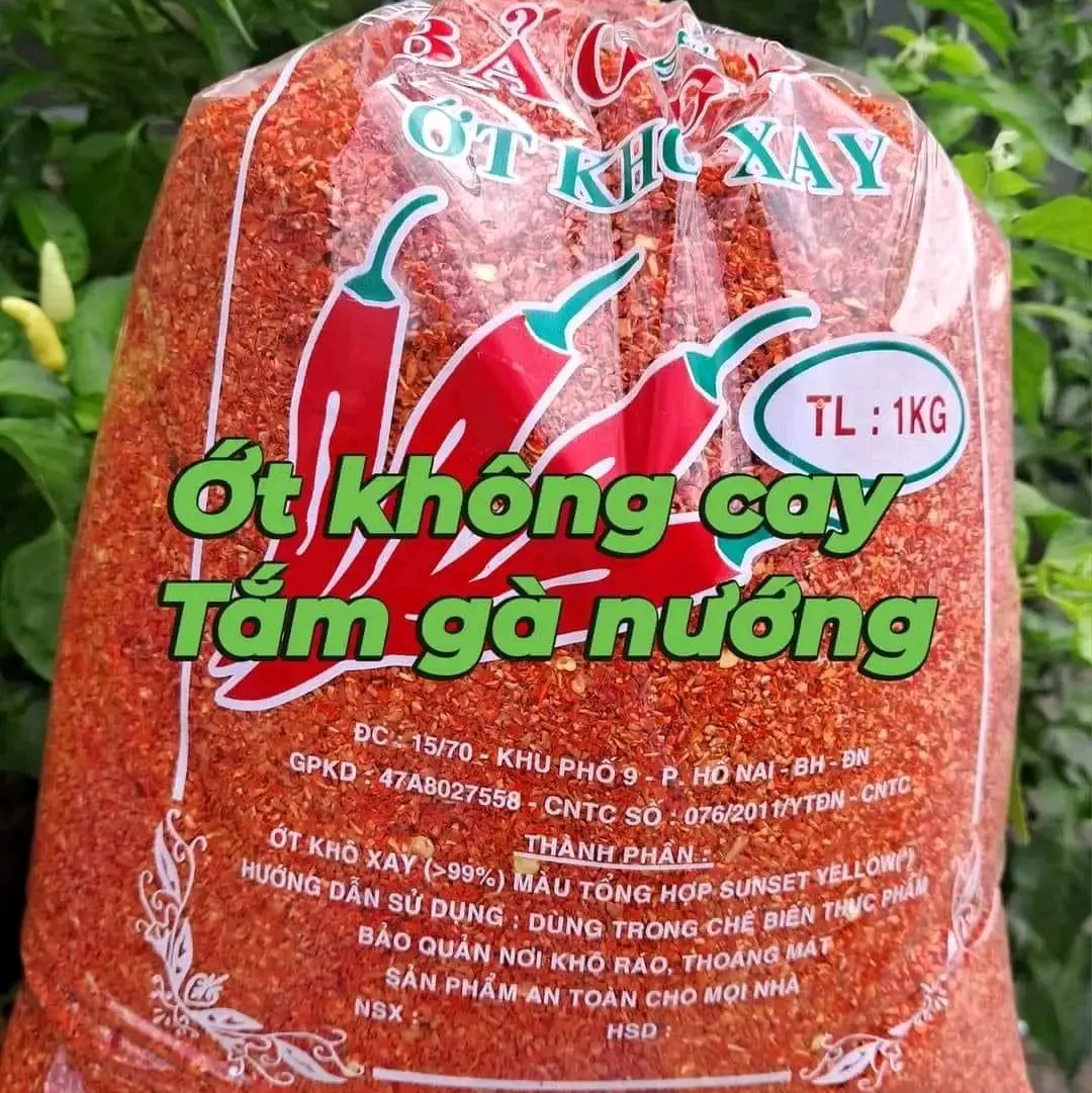 1kg ớt ko cay tắm gà nướng