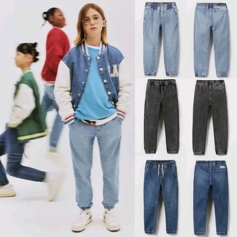 Celana Jogger Jeans Anak Laki-laki Perempuan Z*ara 2-12 Tahun