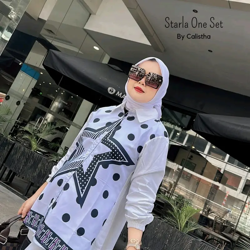 Setelan Set kemeja  Starla by Calistha Celana Karet Katun Muslim 6