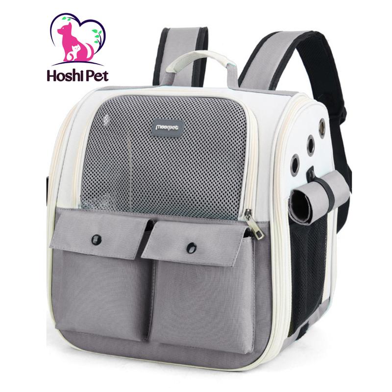 Balo đựng chó mèo vận chuyển chó mèo size lớn chống nắng Hoshi Pet BL14, túi vận chuyển chó mèo giá rẻ