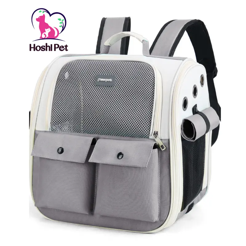 Balo đựng chó mèo vận chuyển chó mèo size lớn chống nắng Hoshi Pet BL14, túi vận chuyển chó mèo giá rẻ 0