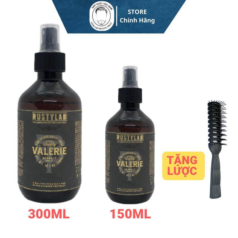 [Chính Hãng] Xịt tạo phồng tóc Rusty Lab Valerie - Prestyle dưỡng tóc, hạn chế dầu thừa - Tặng Lược