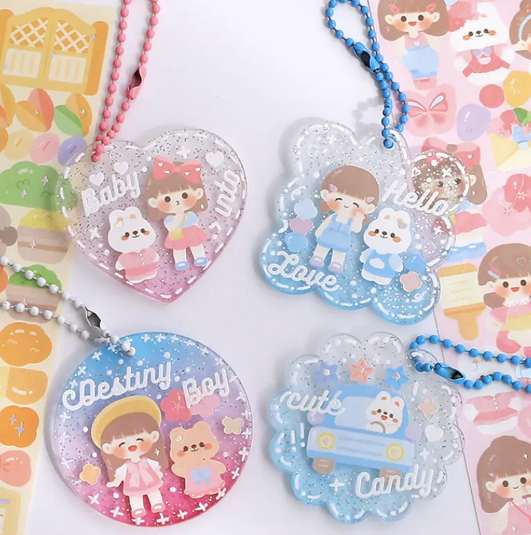 Stiker Glitter Telado Pack DIY Buku Jurnal Edisi Guka Mass Mechandisers 12 Lembar TLD94 Stationery Paper 1