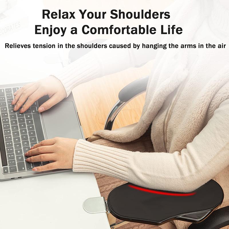 Product Introduction of 180° Adjustable Computer Arm Rest for Desk，90° Foldable Arm Wrist Rest Shelf for Home and Office 22