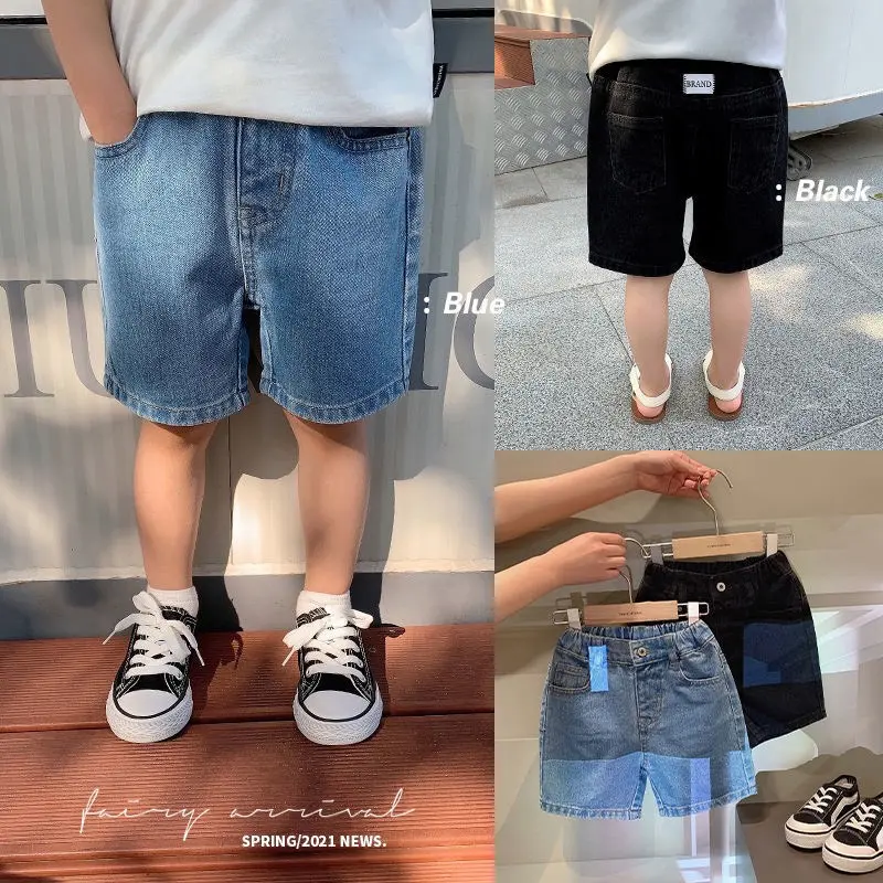 (9-28kg) Quần Short Jean bé trai hàng Quảng Châu Cao Cấp