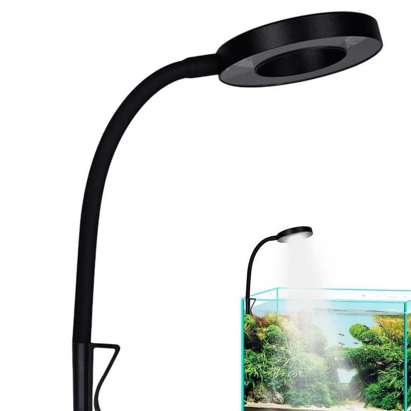 Product Introduction of Lighting LED Clip on Aquarium Light 8W USB Plug Fish Tank Lamp Waterproof Adjustable Brightness Fish Light Clamp Aquariums Decor 16