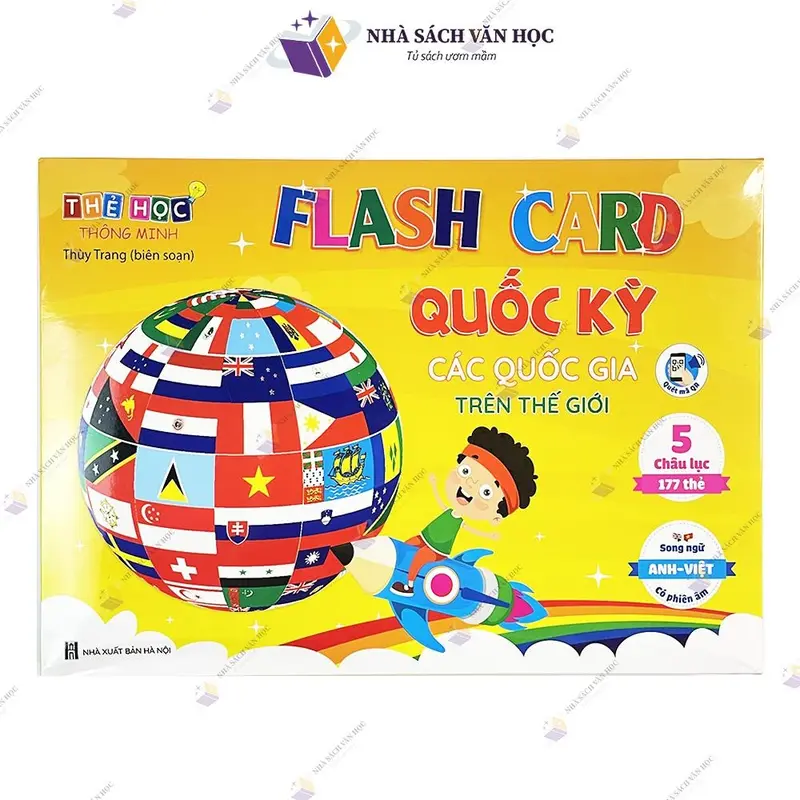 Sách - Flash Card Quốc Kỳ Các Quốc Gia Trên Thế Giới - Thẻ Học Thông Minh 0