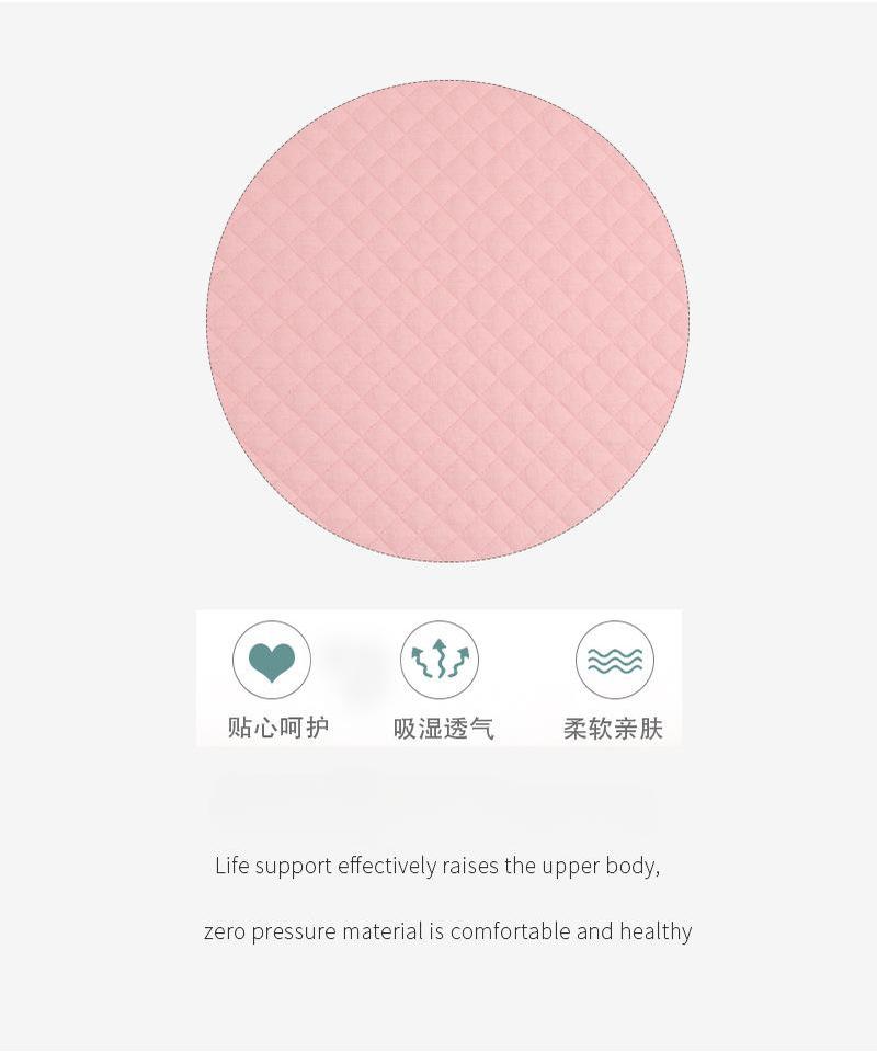 Product Introduction of Newborn Baby Sleep Pillow Anti Baby Spit Milk Crib Cot Sleep Positioning Wedge Anti-Reflux Cushion Cotton nursing pillow 4