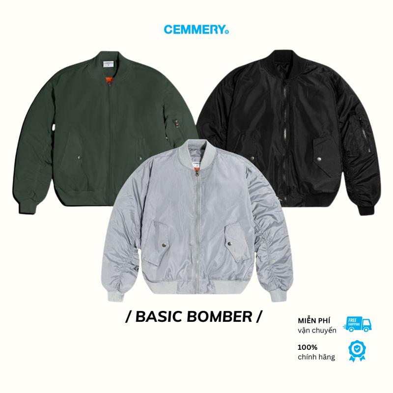 Áo Bomber CEMMERY Local Brand Form Boxy Áo Khoác Tay Dài